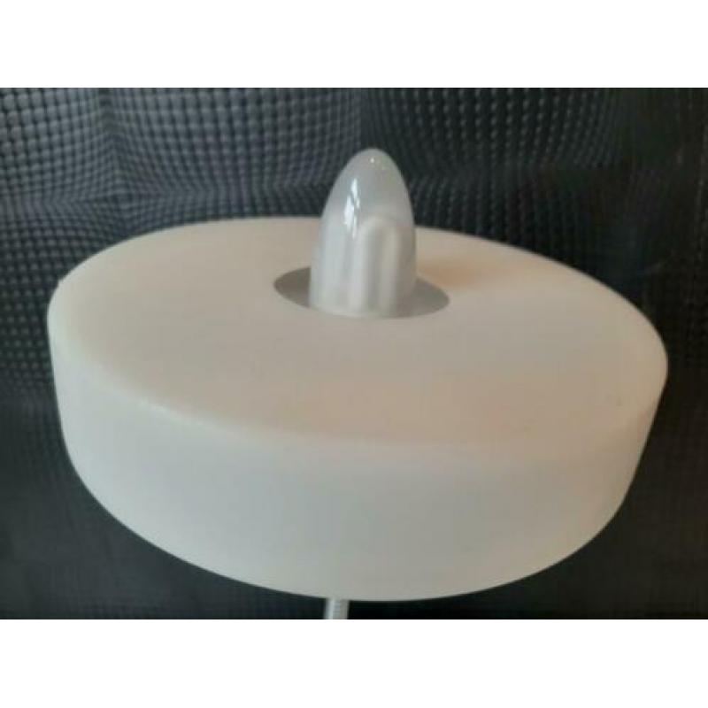 Flexibele metalen tafellamp kunststof kap 45cm !