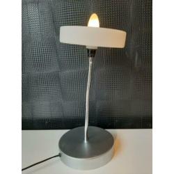 Flexibele metalen tafellamp kunststof kap 45cm !