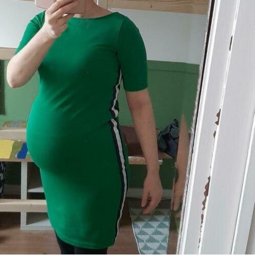 Mama Licious groen jurkje maat s izgs