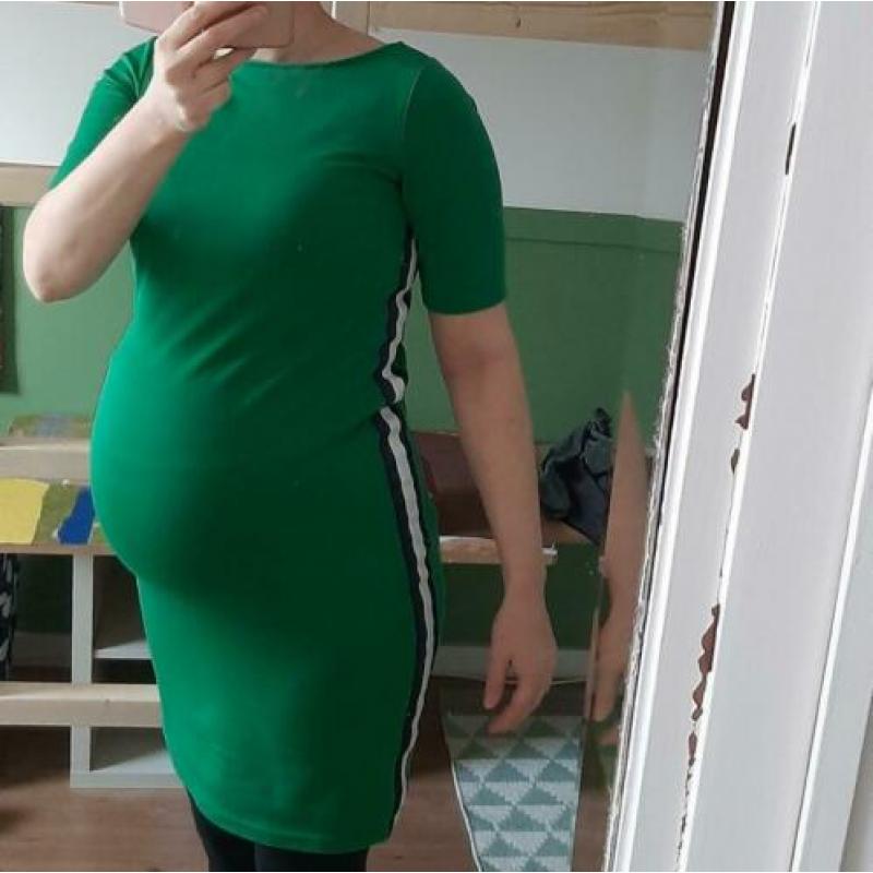 Mama Licious groen jurkje maat s izgs