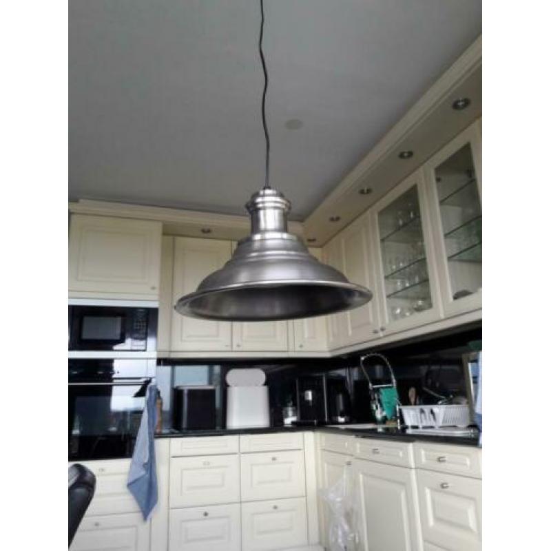 Industriële keukenlamp RVS 32 cm (d) x 20 cm (h)