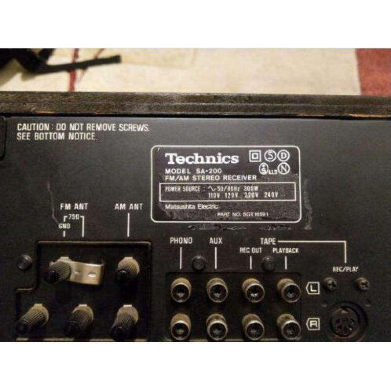 Technics Sa 200 vintage receiver