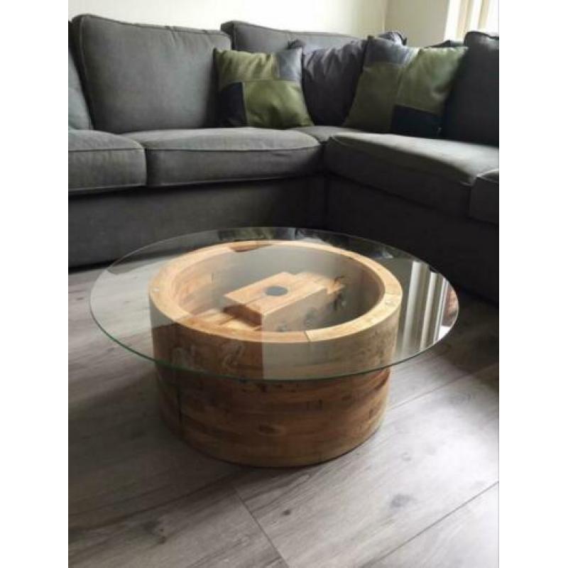Salon tafel 70cm doorsneden 26 cm hoog