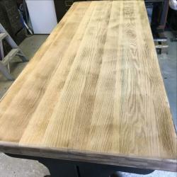 Klooster tafel massief eiken 7 cm dik blad