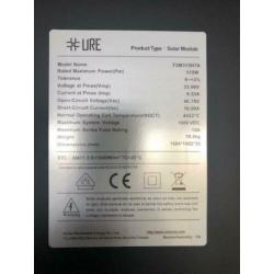 URE 315wp Full Black Half Cut Cell zonnepanelen €115 ex BTW!