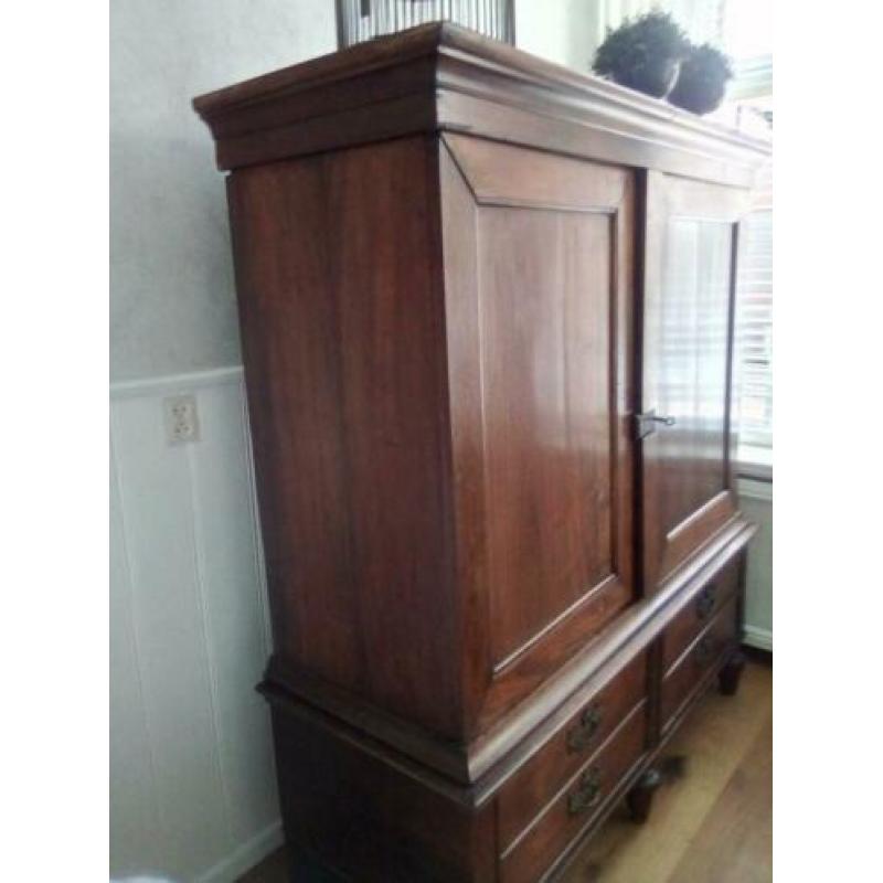 Te koop mooie antieke buffet linnen kast biedermeier stijl