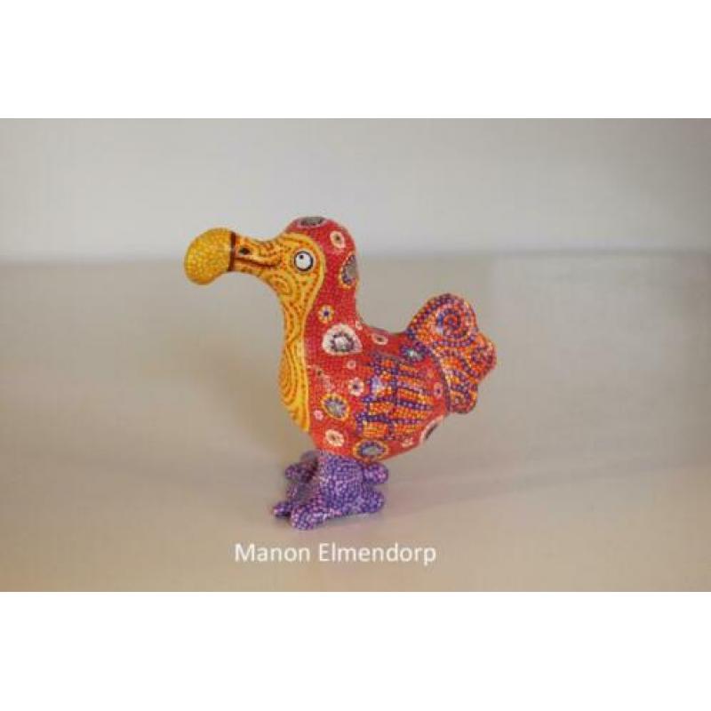 100% Handgemaakt Beeldje Dodo / Vogel Kunst Nieuw