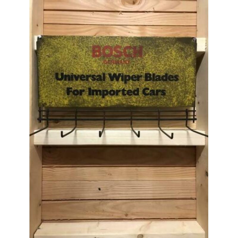Antiek wisserbladenophangbord bosch