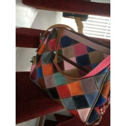 Magic Bags leren tas hippie