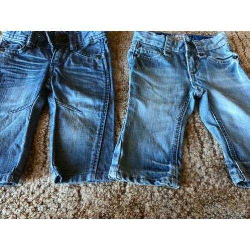 2 Noppies jeans, spijkerbroeken maat 68