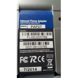 Te koop 3 Internet Phone adapters Linksys PAP2T
