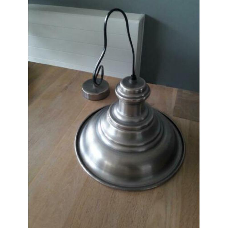 Industriële keukenlamp RVS 32 cm (d) x 20 cm (h)