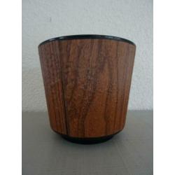 Kunststof bloempot - vintage