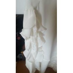 Blouse feest gebroken wit m collectie maat 58 nieuw!
