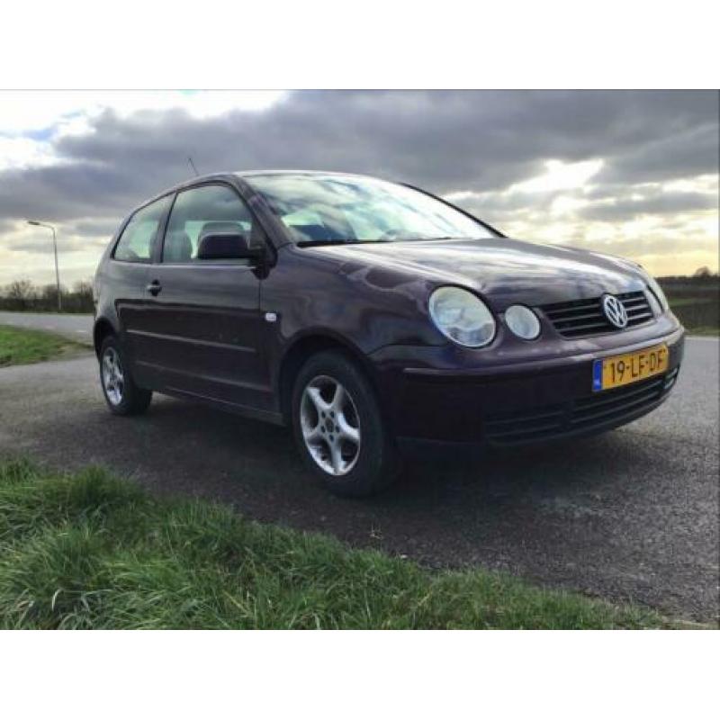 Polo 1.2 47KW 2002 Paars, nieuwe apk Nissan primera estate
