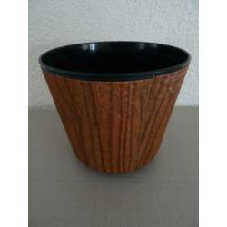 Kunststof bloempot - vintage