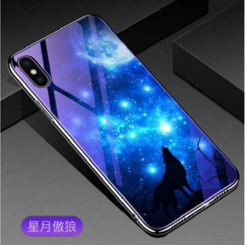 Blauwlicht Backcover Set Huawei Mate 20 Lite -Maanlichtwolf