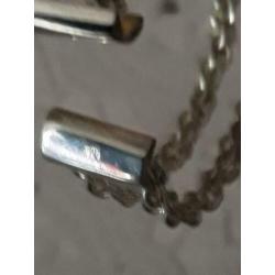 Mooie dubbele 925 zilveren ARMBAND