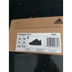 Nieuwe Adidas zwarte gympen sportschoen maat 20