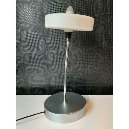 Flexibele metalen tafellamp kunststof kap 45cm !
