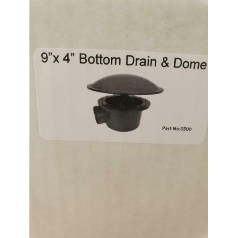 Beluchte bodemdrain plus bodemdrain ongebruikt in doos!