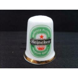 heineken stella amstel... bier merken porseleinen vingerhoed