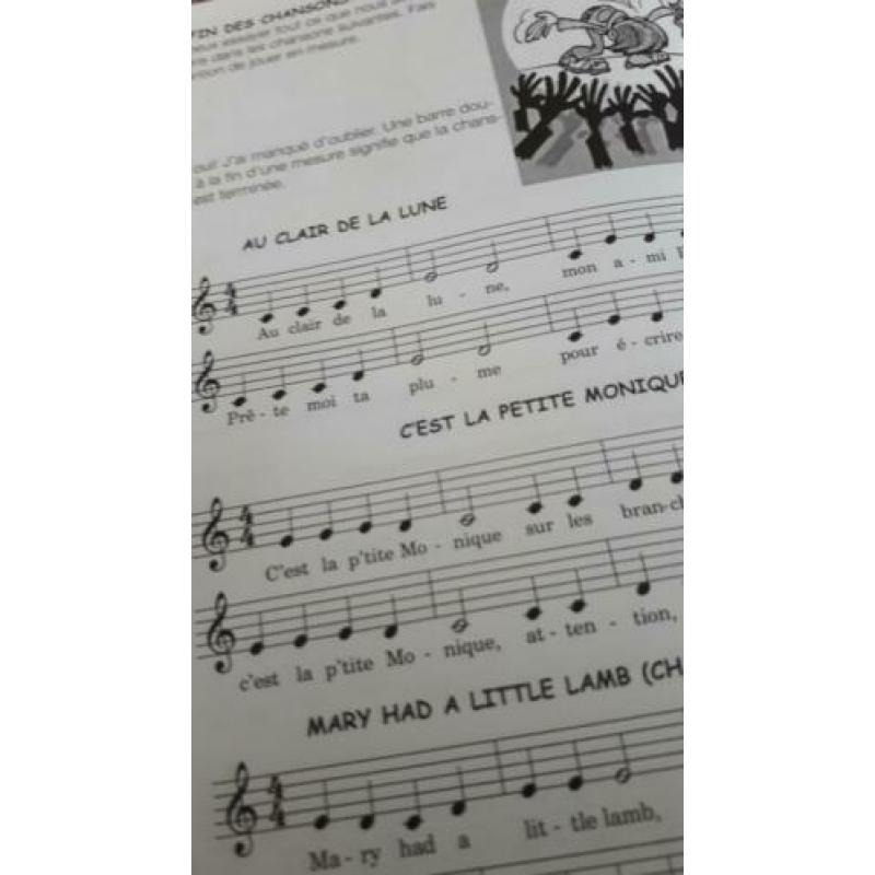 Muziekboekje voor gitaar voor beginnelingen