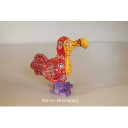100% Handgemaakt Beeldje Dodo / Vogel Kunst Nieuw