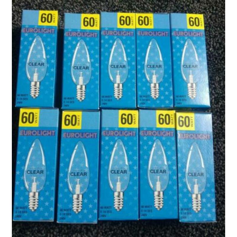 Ruim 100 gloeilampen in alle soorten en maten