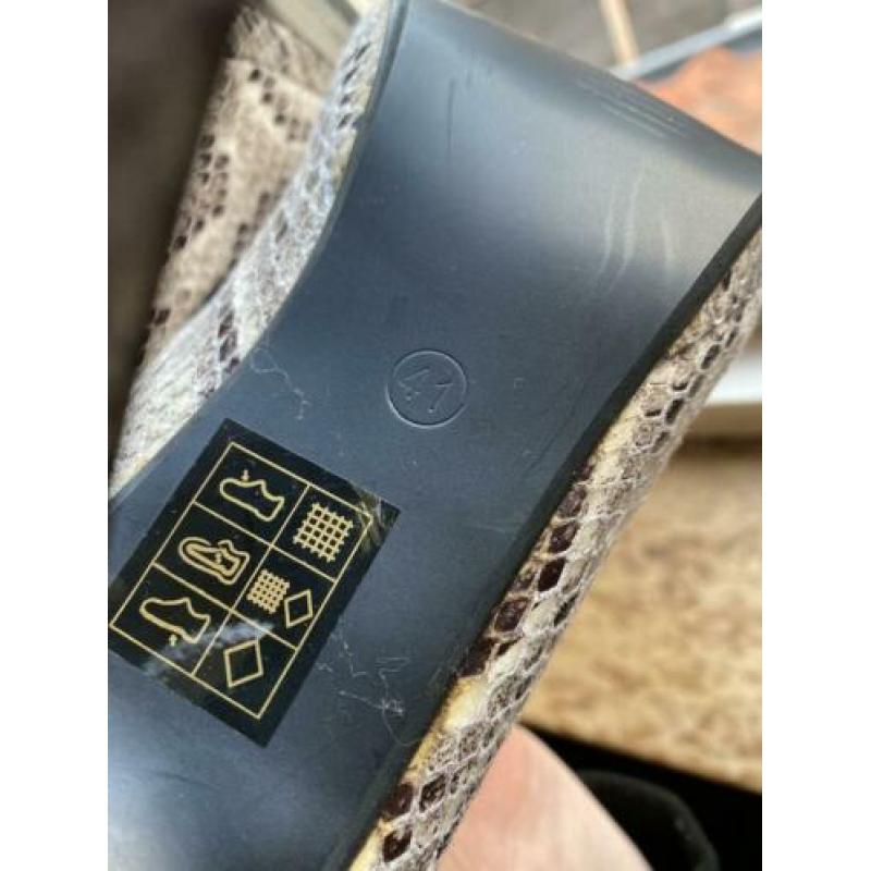 Schoenen pumps hakken maat 41 slangenprint nieuw