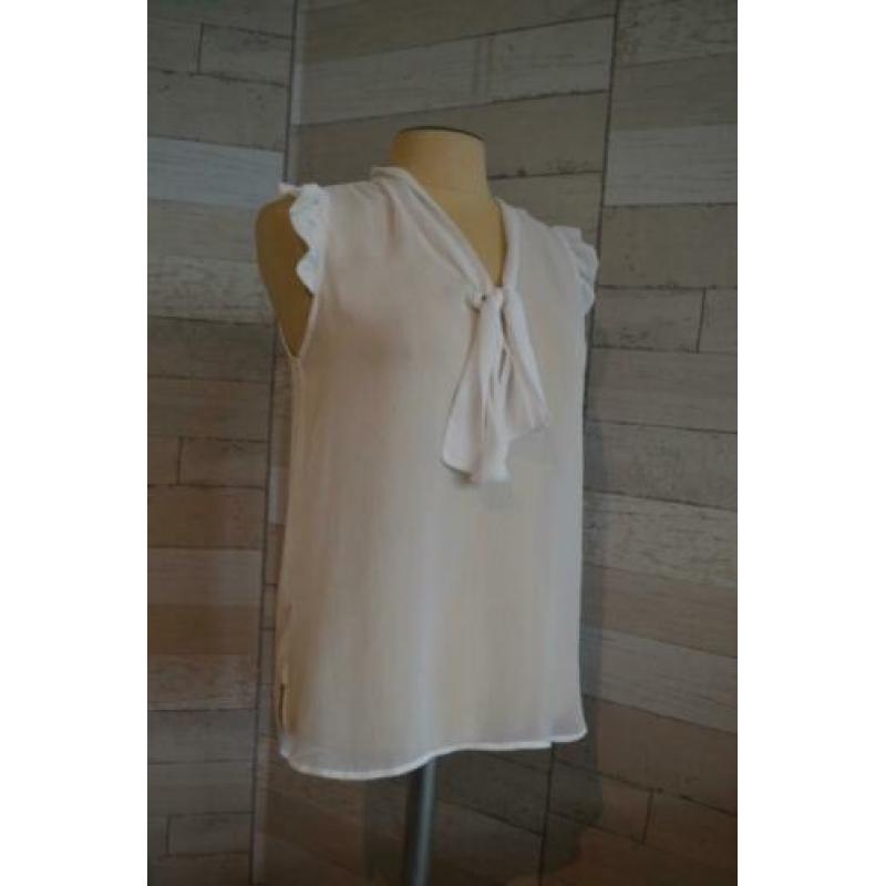 witte voile blouse maat 38 - - q43