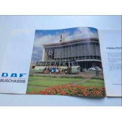 Daf Buschassis Folder uit 1966 !