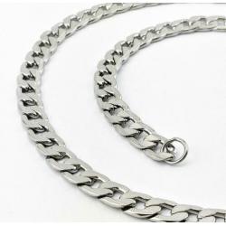 Roestvrij Staal Gourmet Ketting 55 cm. Nr. 1901233