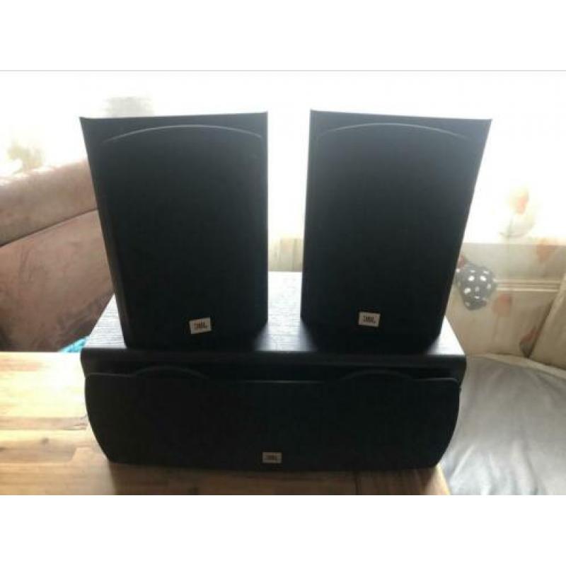 JBL speakers LX1 center plus 2 LX 1 rear.