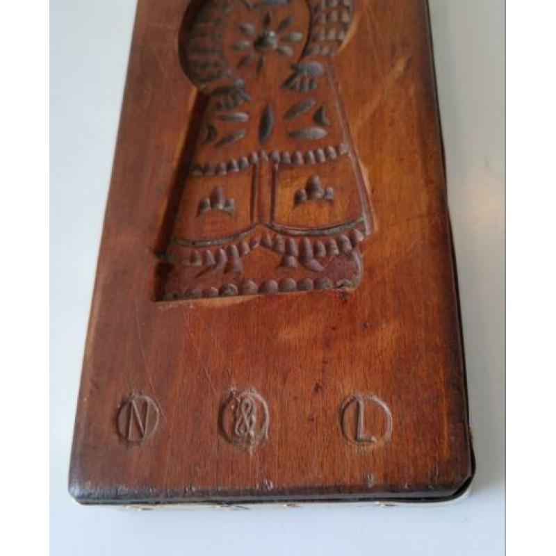 Oude koekplank Sinterklaas uit WO2! Speculaasplank Sint