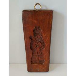 Oude koekplank Sinterklaas uit WO2! Speculaasplank Sint