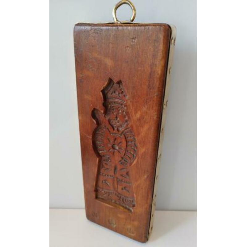 Oude koekplank Sinterklaas uit WO2! Speculaasplank Sint