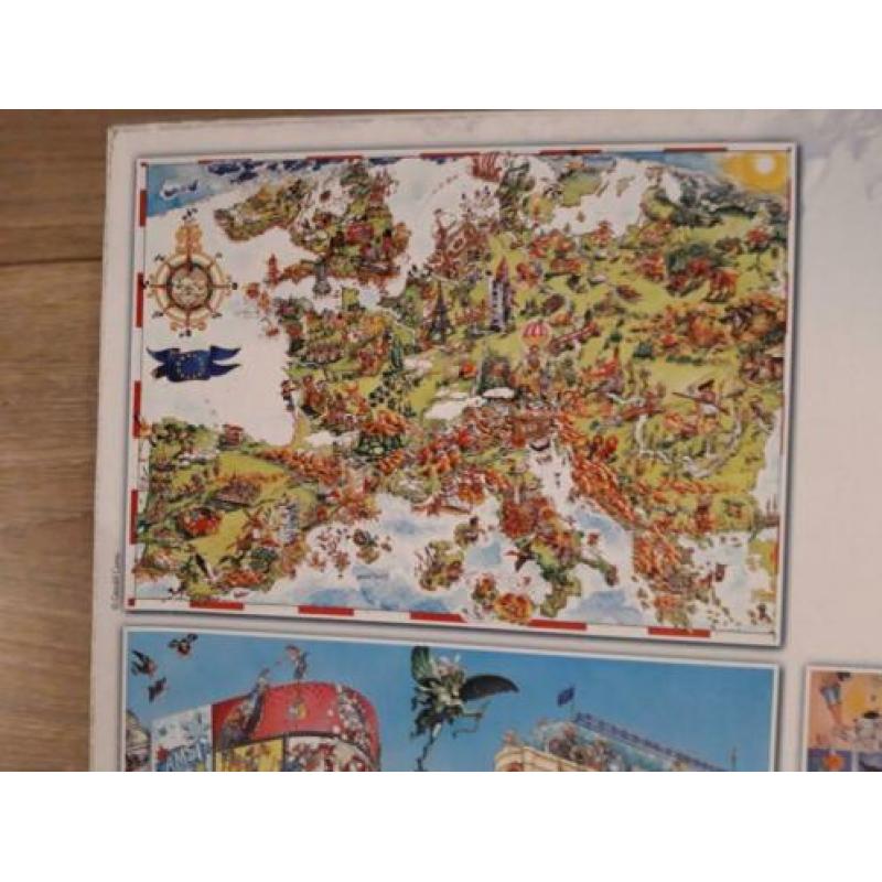 Puzzel 1000 x 3 Comic Collection King 5155