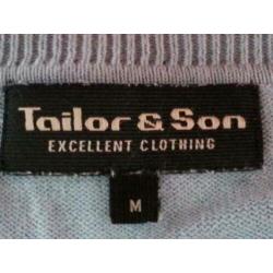 Tailor & Son Trui met Blauwe kleur maat M