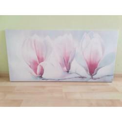 Mooi canvas schilderij met orchideeën