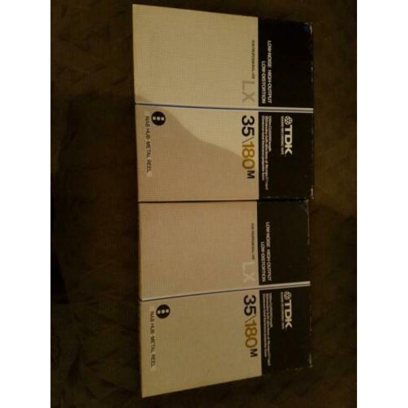 Te koop vintage tdk bandrecorder reels met tape