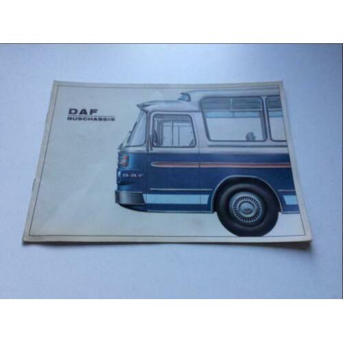 Daf Buschassis Folder uit 1966 !