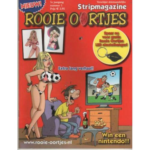 Magazines uit de serie Rooie Oortjes Stripmagazine