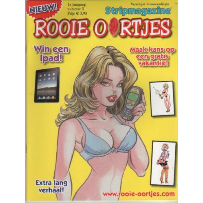 Magazines uit de serie Rooie Oortjes Stripmagazine