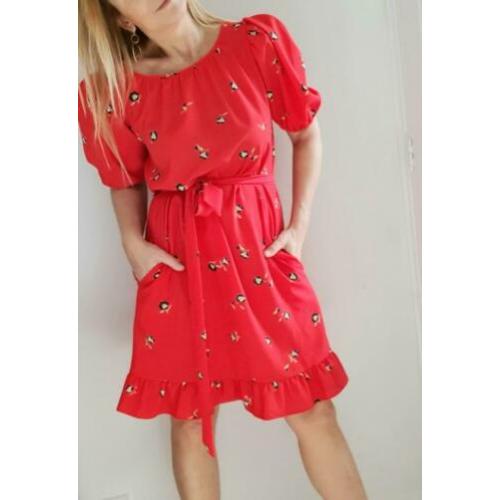 ? NIEUW?COMPAGNIA ITALIANA ? Prachtig Rood jurkje 36/38