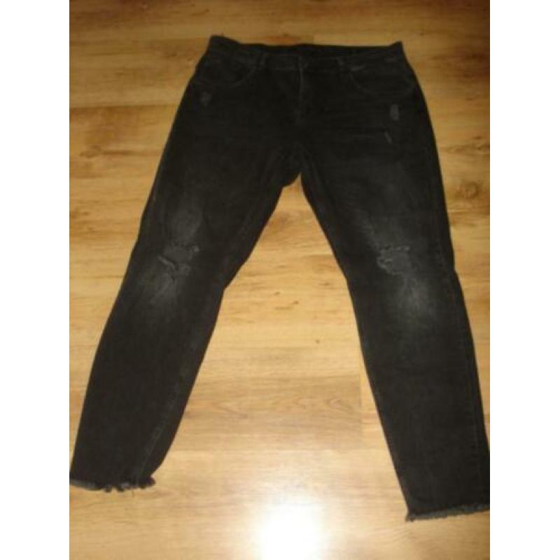 DRESSED to Kill gave zwarte stretch spijkerbroek maat XL