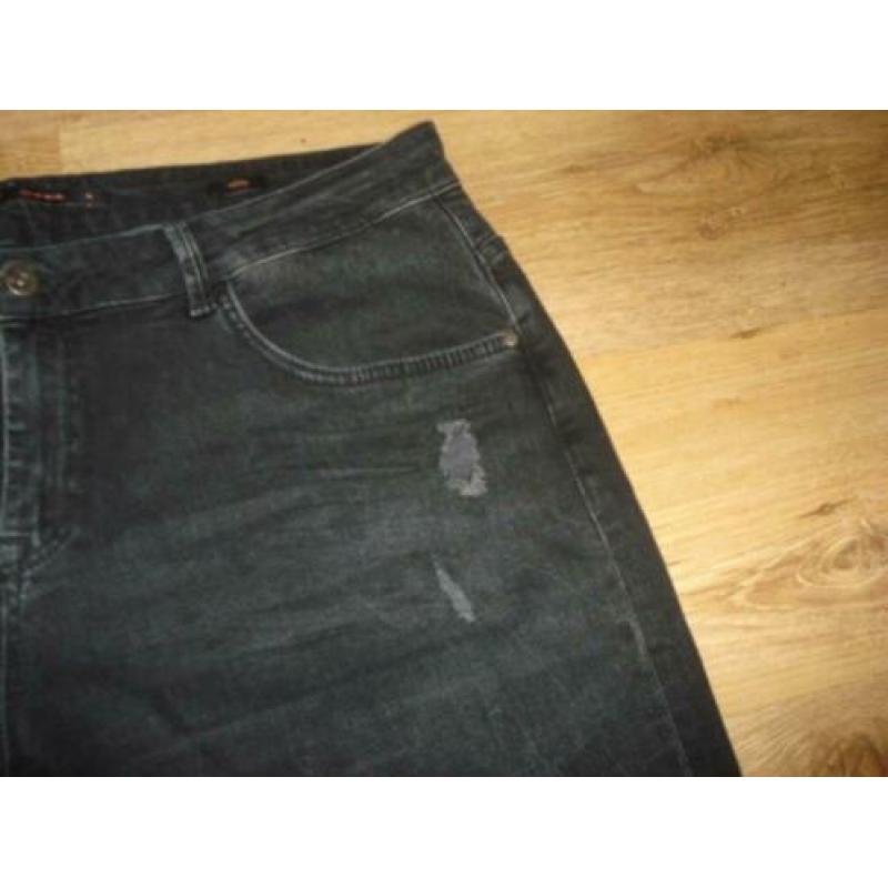 DRESSED to Kill gave zwarte stretch spijkerbroek maat XL