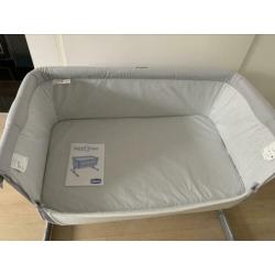 Chicco next2me grijs/zilver