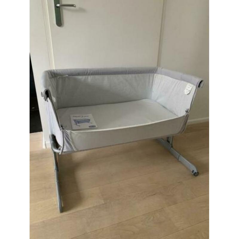 Chicco next2me grijs/zilver