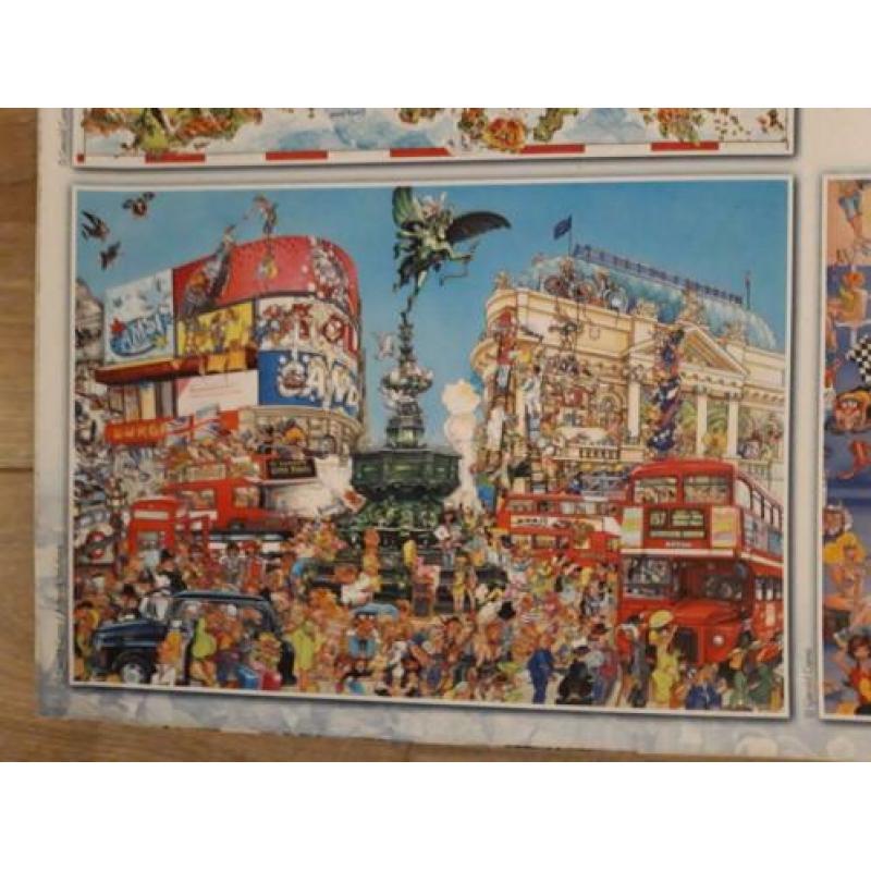 Puzzel 1000 x 3 Comic Collection King 5155